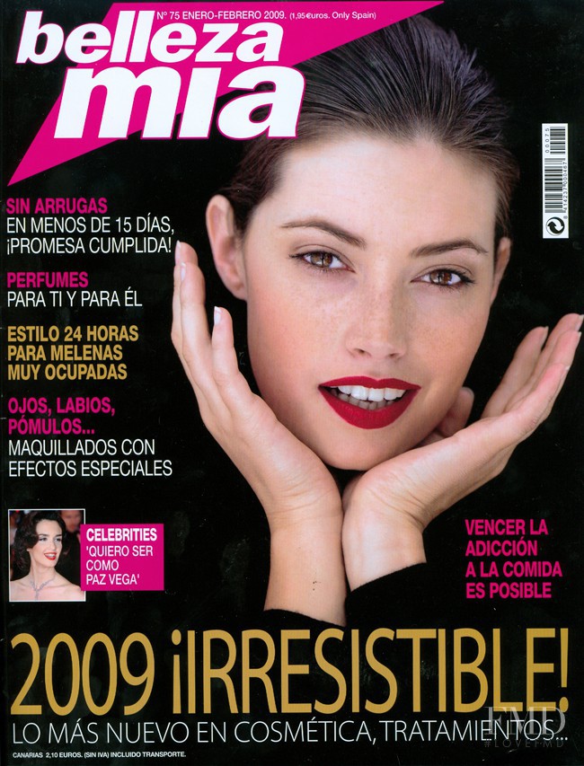 Anastasia Jenkin featured on the Mia Belleza cover from January 2009