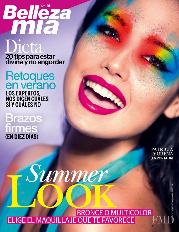 Patricia Rodriguez featured on the Mia Belleza cover from August 2015