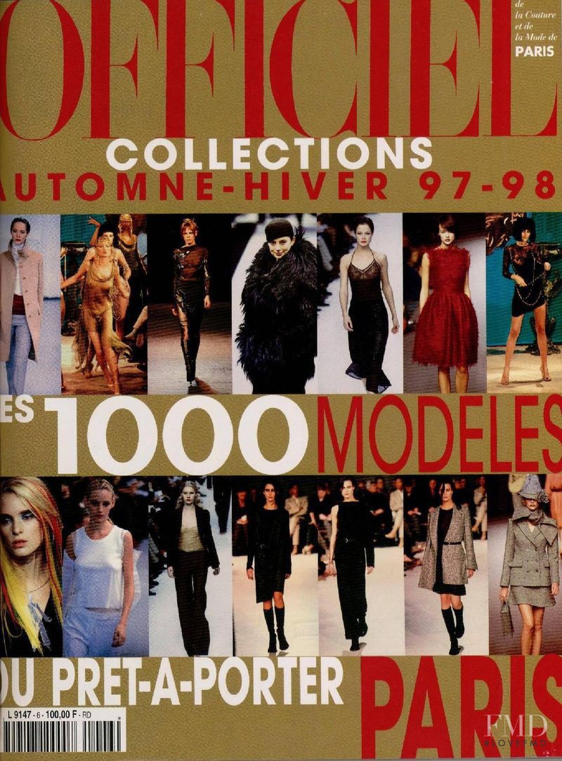  featured on the L\'Officiel 1000 Modeles Paris London cover from November 1996