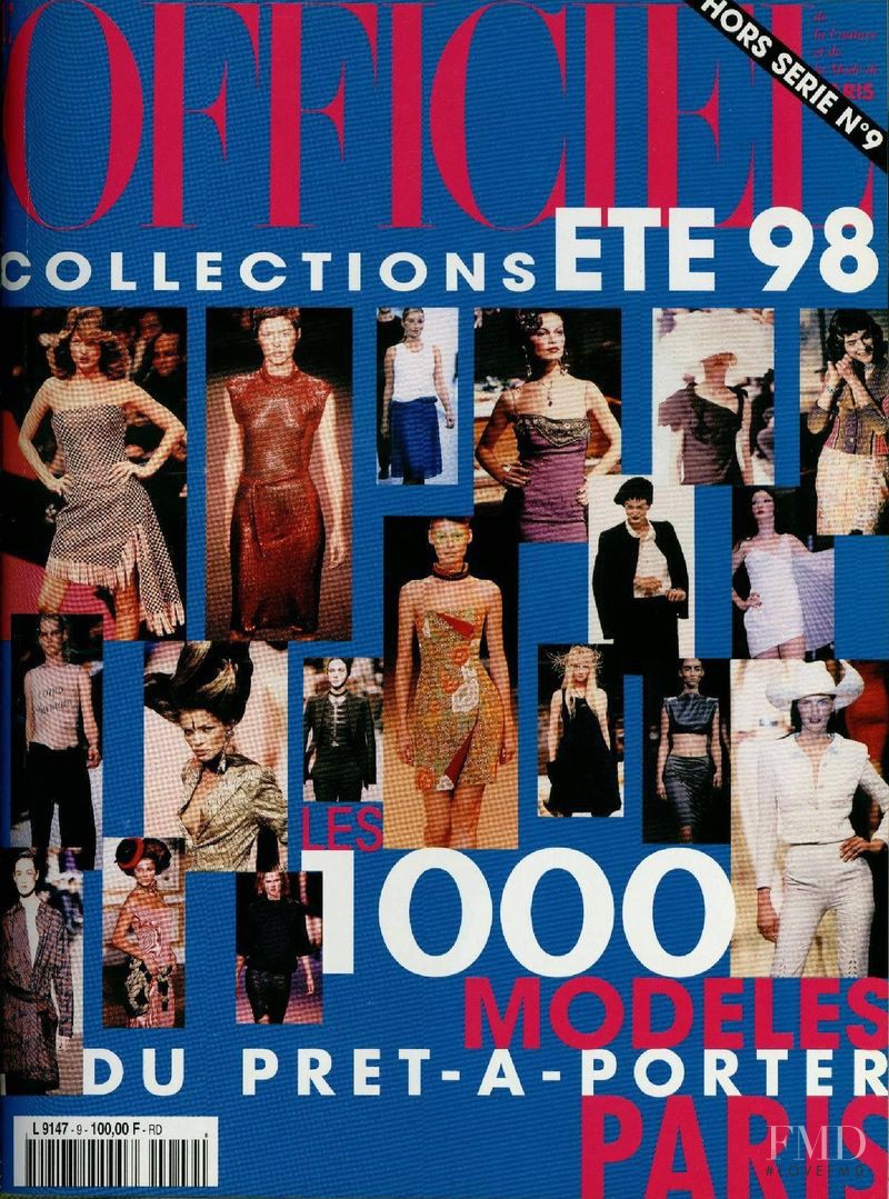  featured on the L\'Officiel 1000 Modeles Paris London cover from March 1997