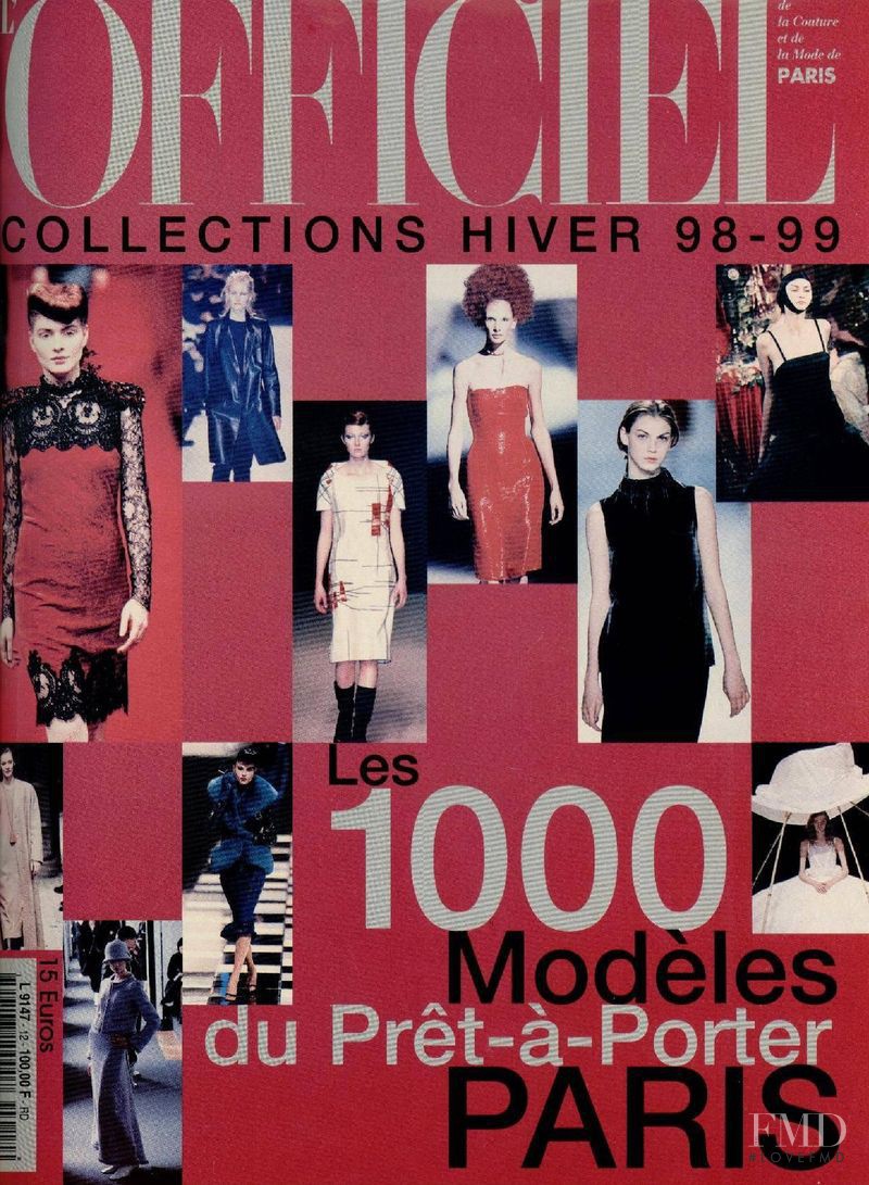  featured on the L\'Officiel 1000 Modeles Paris London cover from November 1997