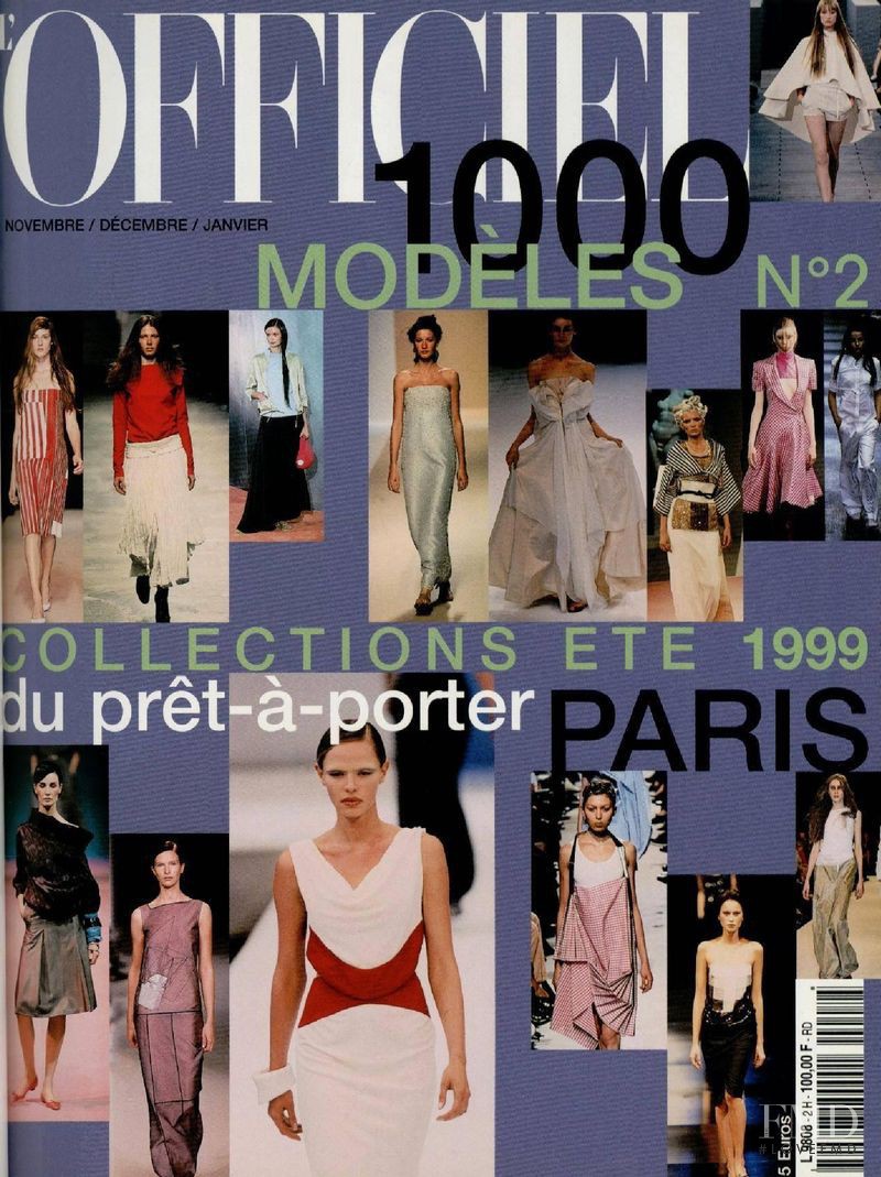  featured on the L\'Officiel 1000 Modeles Paris London cover from March 1998