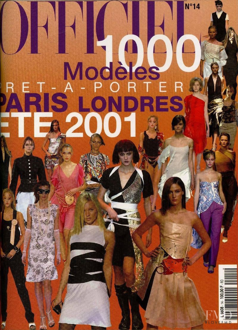  featured on the L\'Officiel 1000 Modeles Paris London cover from March 2000