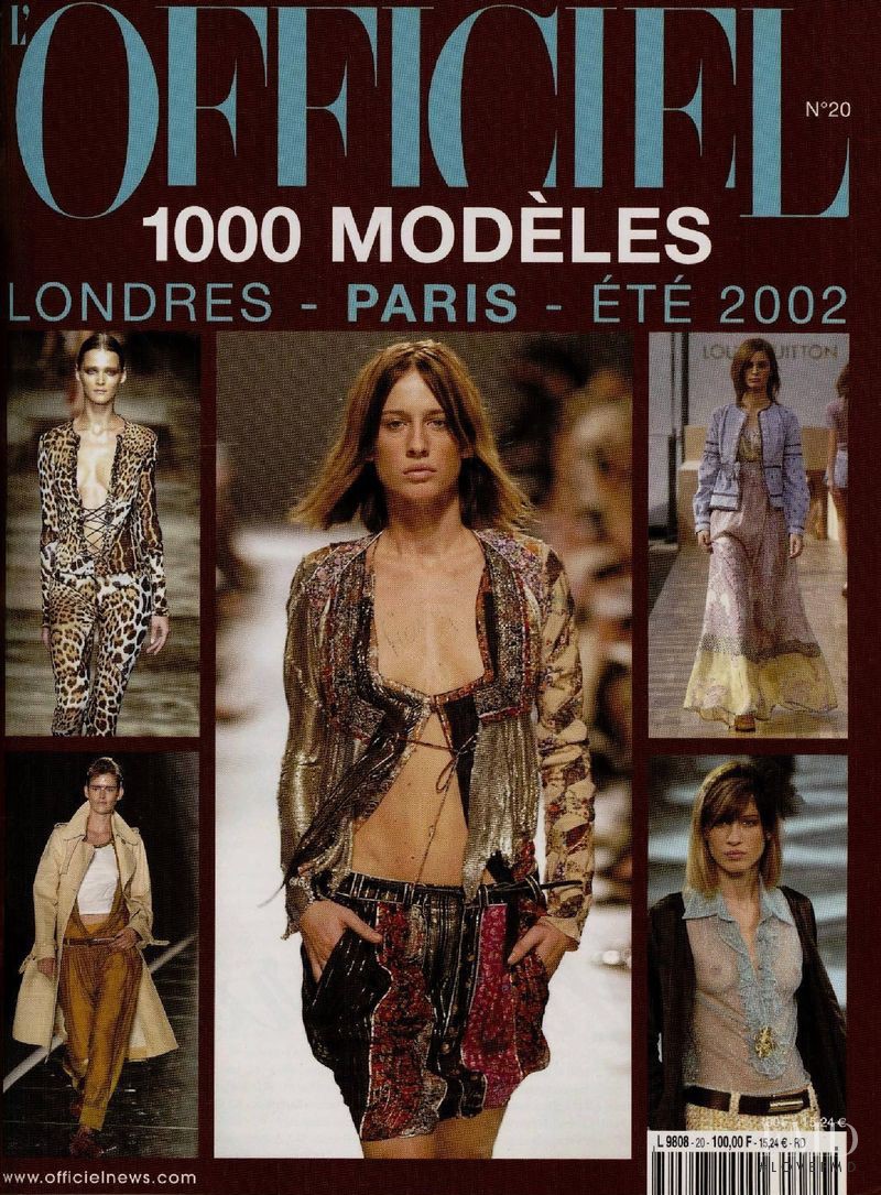  featured on the L\'Officiel 1000 Modeles Paris London cover from March 2001