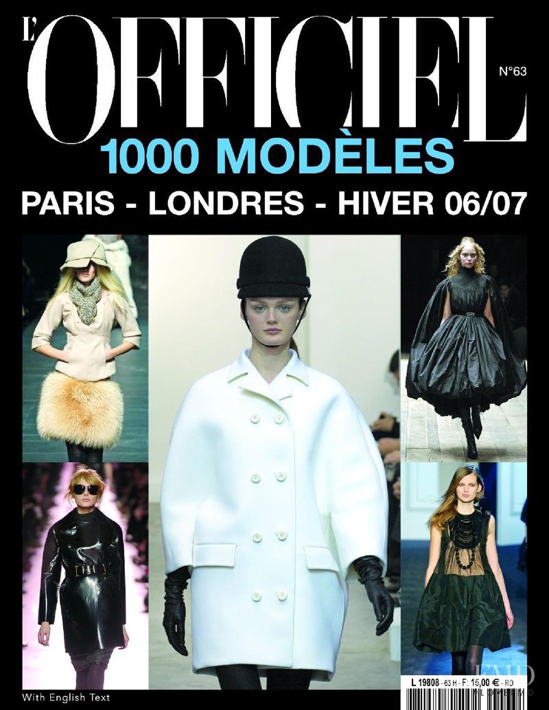  featured on the L\'Officiel 1000 Modeles Paris London cover from November 2005