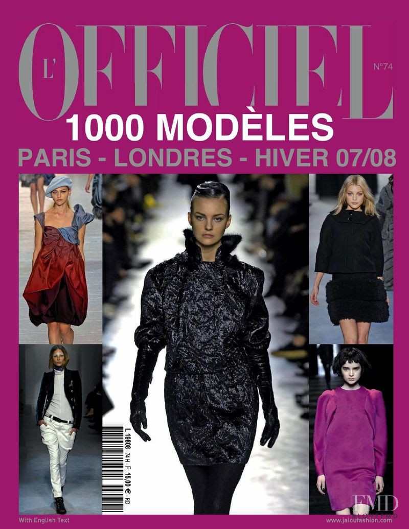  featured on the L\'Officiel 1000 Modeles Paris London cover from November 2006