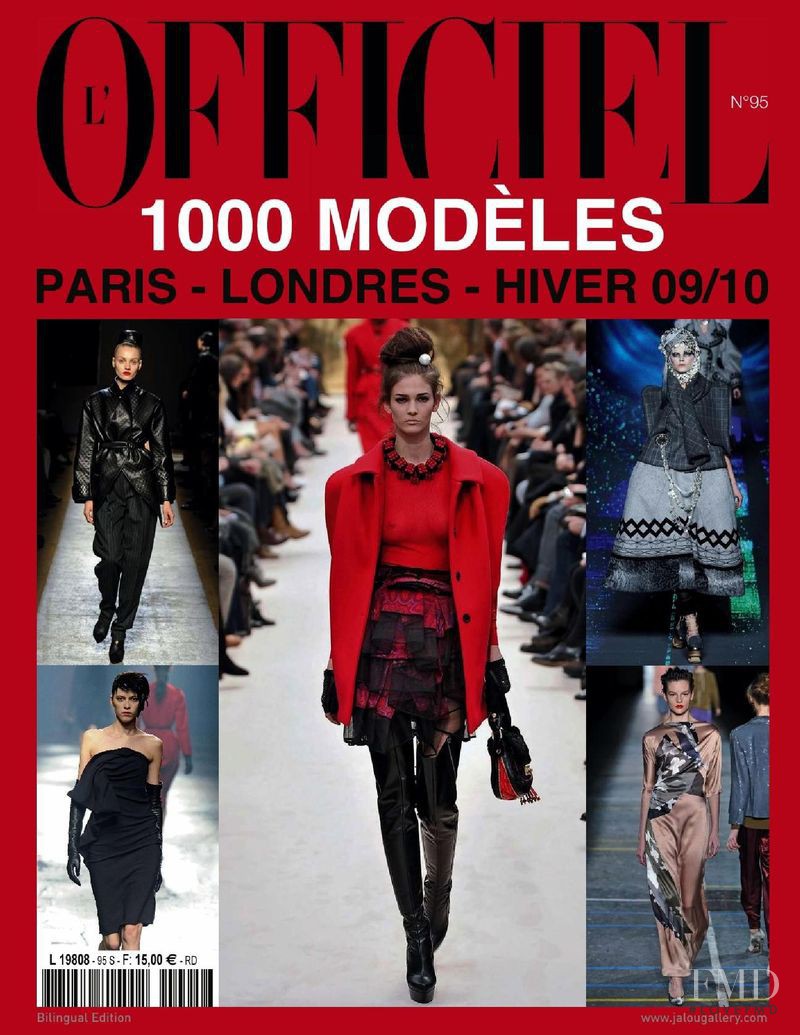  featured on the L\'Officiel 1000 Modeles Paris London cover from November 2008