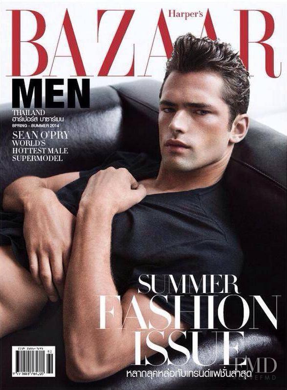 Sean O\'Pry featured on the Harper\'s Bazaar Men Thailand cover from March 2014
