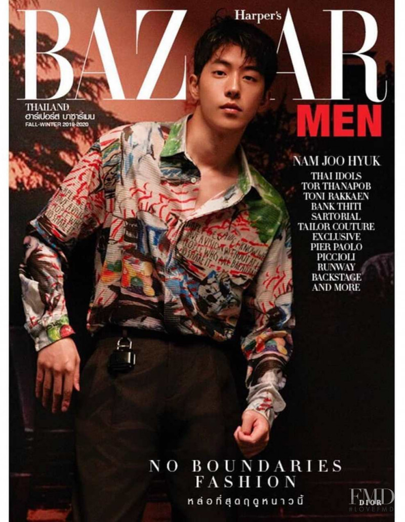  featured on the Harper\'s Bazaar Men Thailand cover from September 2019