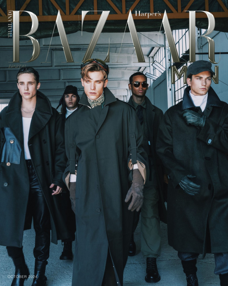 Danjuma Langer featured on the Harper\'s Bazaar Men Thailand cover from October 2024