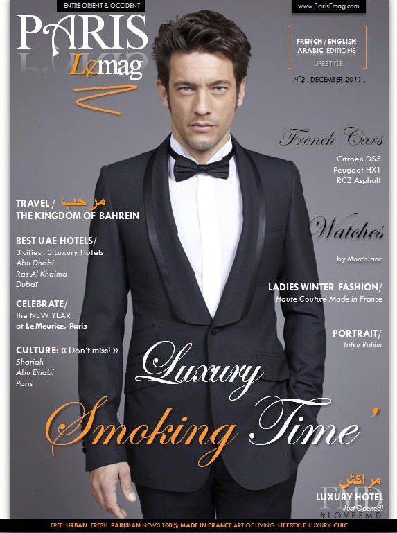  featured on the Paris Le mag cover from December 2011