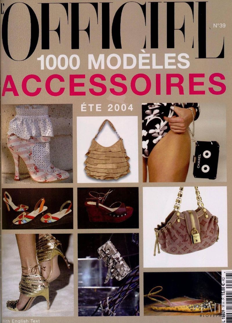  featured on the L\'Officiel 1000 Modele Accessoires cover from August 2003