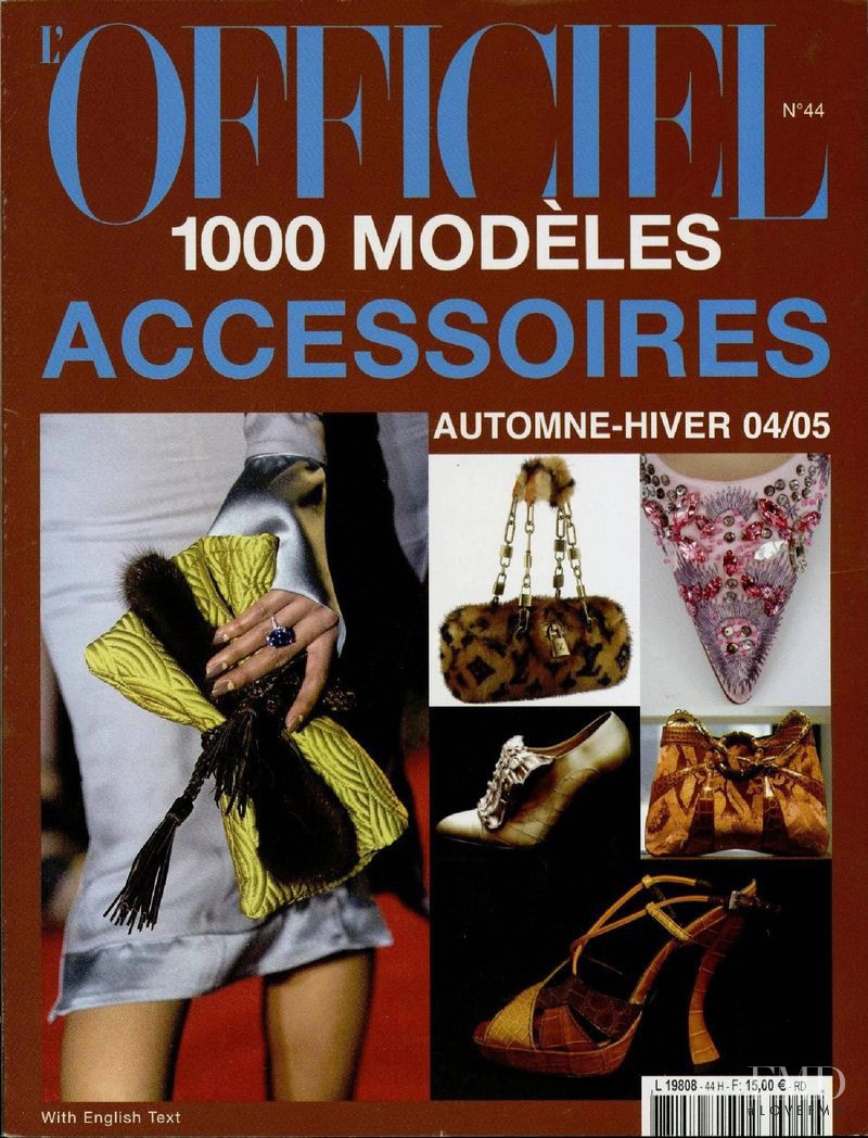  featured on the L\'Officiel 1000 Modele Accessoires cover from February 2003