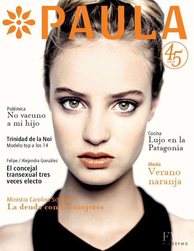 Trinidad de la Noi featured on the Paula cover from December 2012
