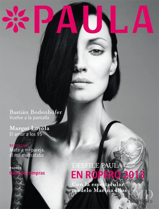 Marina Dias featured on the Paula cover from June 2013