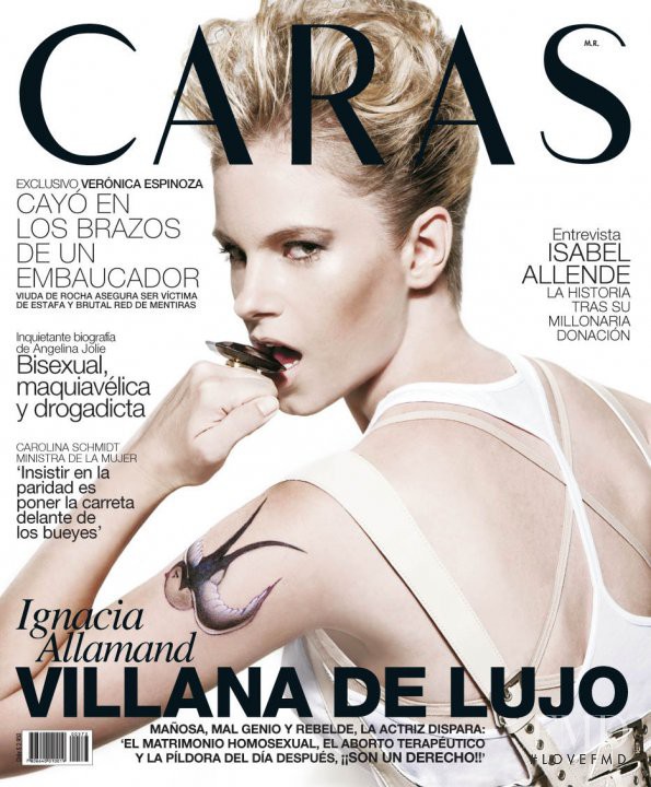 Ignacia Allamand featured on the Caras Chile cover from April 2010