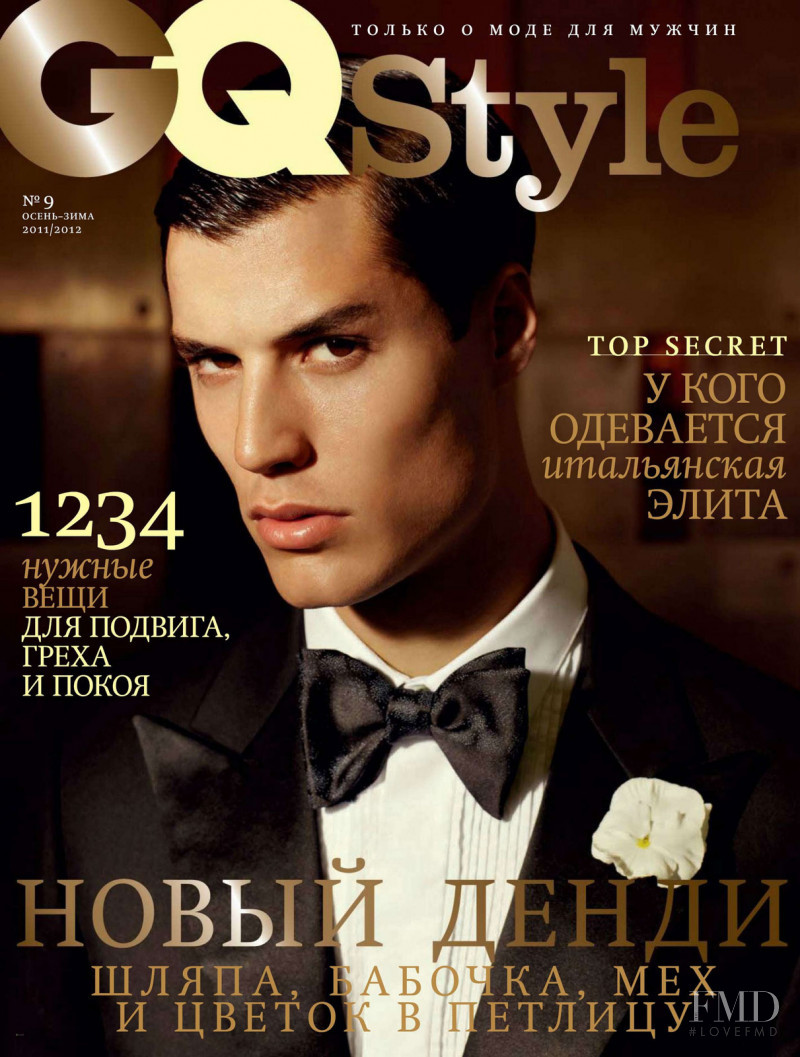 Emilio Flores featured on the GQ Style Russia cover from September 2011