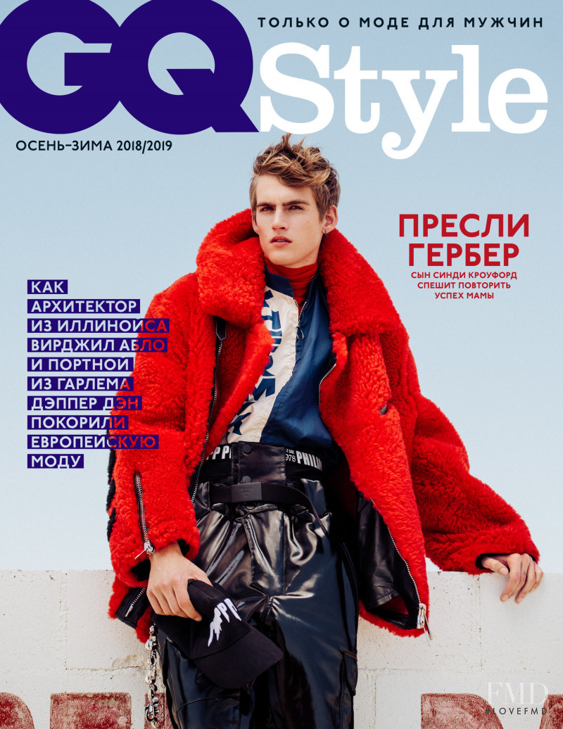 Presley Gerber featured on the GQ Style Russia cover from September 2018