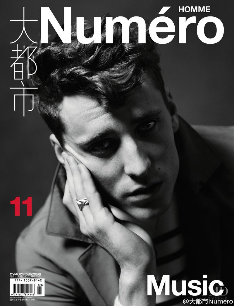 George Barnett featured on the Numéro Homme China cover from March 2014