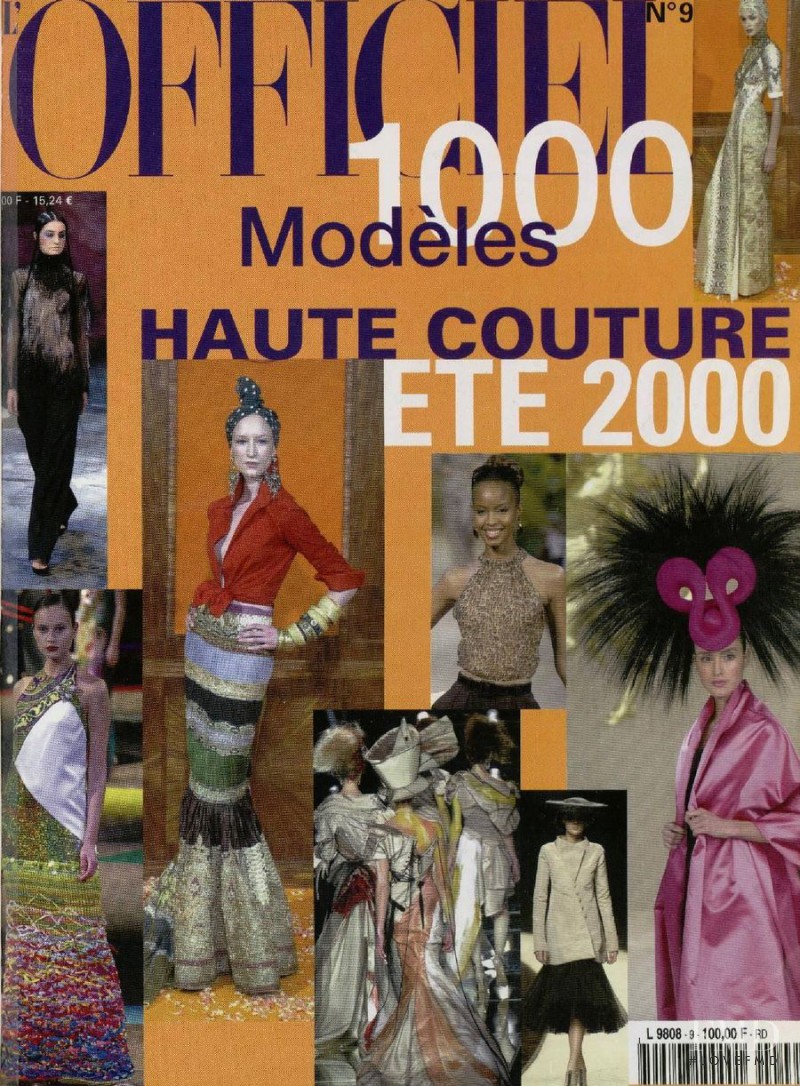  featured on the L\'Officiel 1000 Modele Haute Couture cover from May 1999