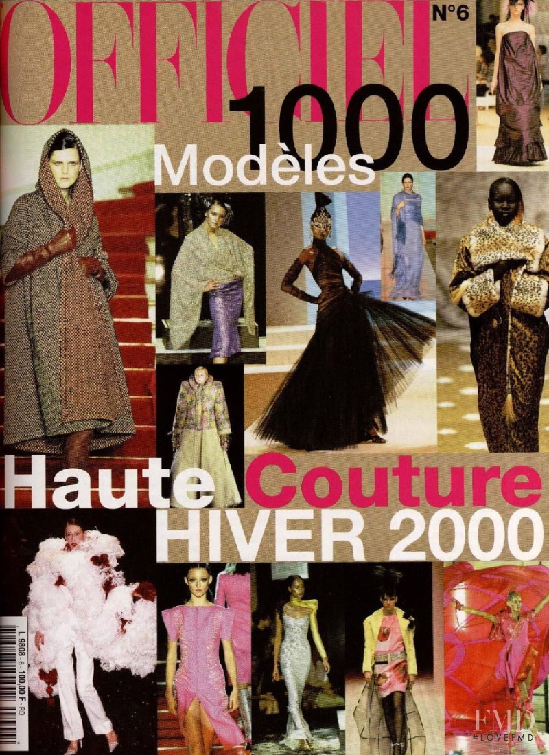  featured on the L\'Officiel 1000 Modele Haute Couture cover from November 1999