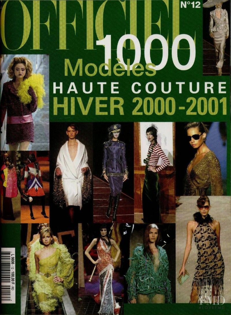  featured on the L\'Officiel 1000 Modele Haute Couture cover from October 1999