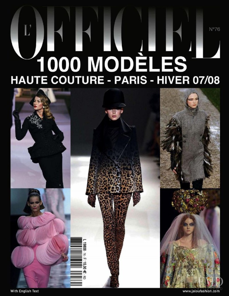  featured on the L\'Officiel 1000 Modele Haute Couture cover from November 2006