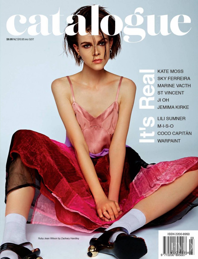 Ruby Jean Wilson featured on the Catalogue Australia cover from March 2014