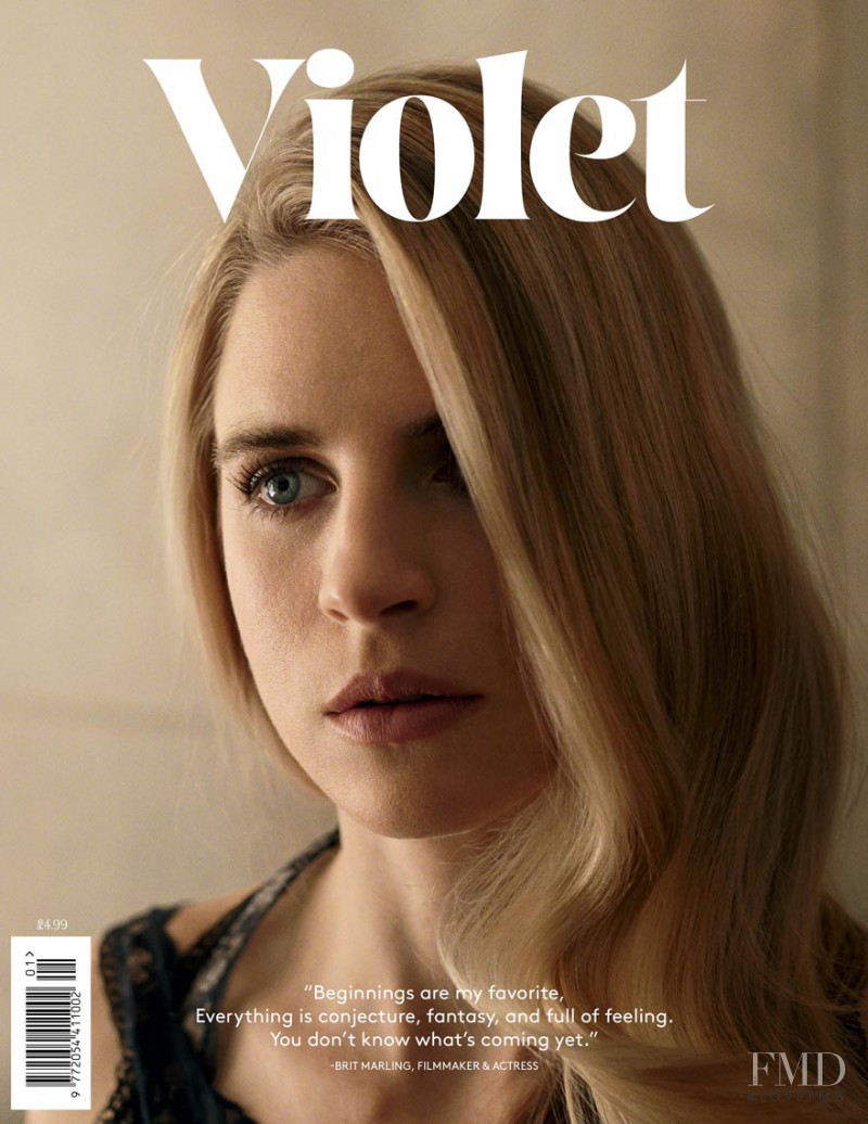 Brit Marling featured on the Violet cover from March 2015