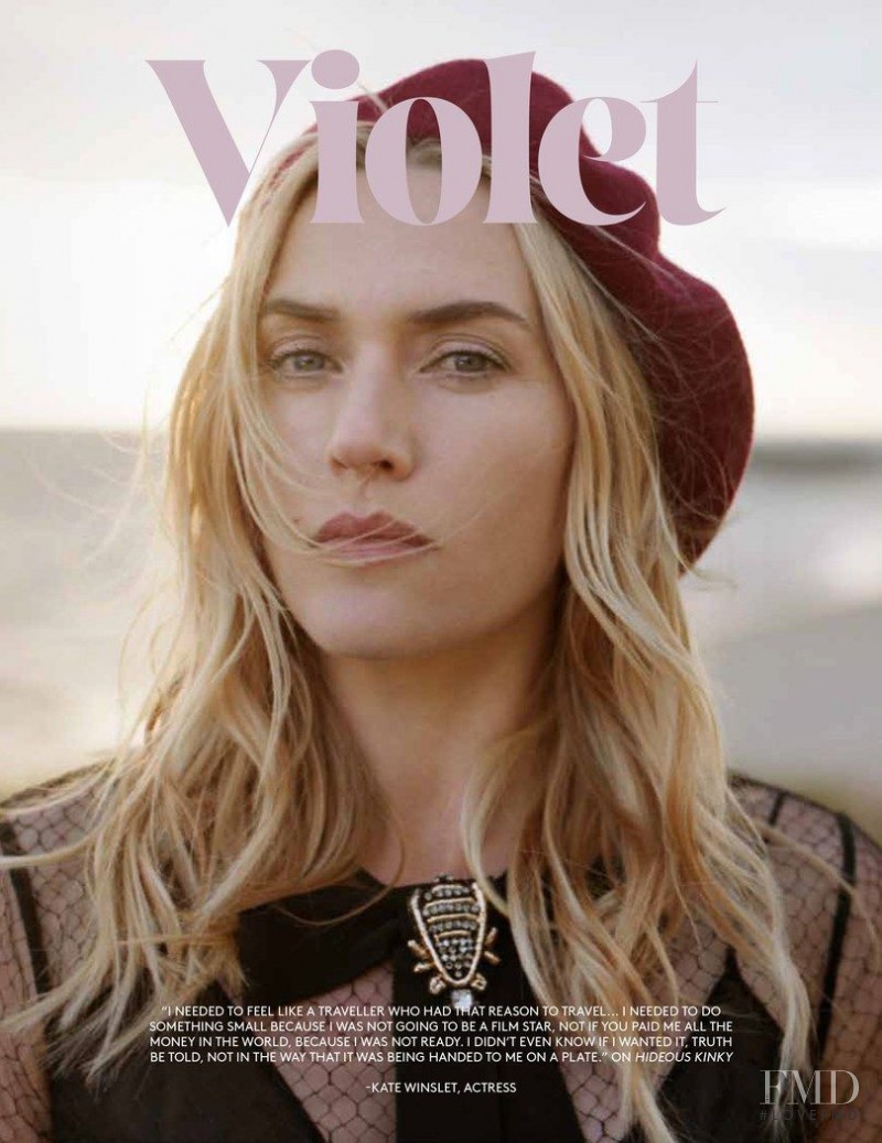 Kate Winslet featured on the Violet cover from September 2015