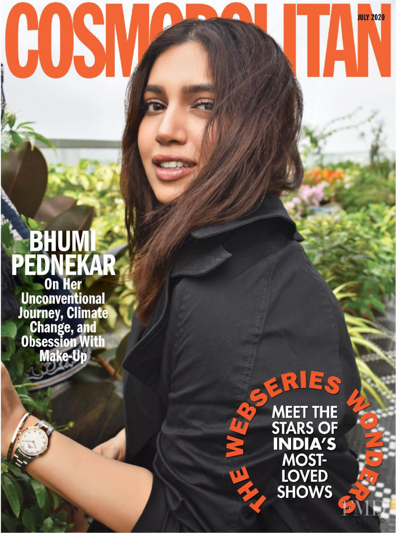 Bhumi Pednekar featured on the Cosmopolitan India cover from July 2020