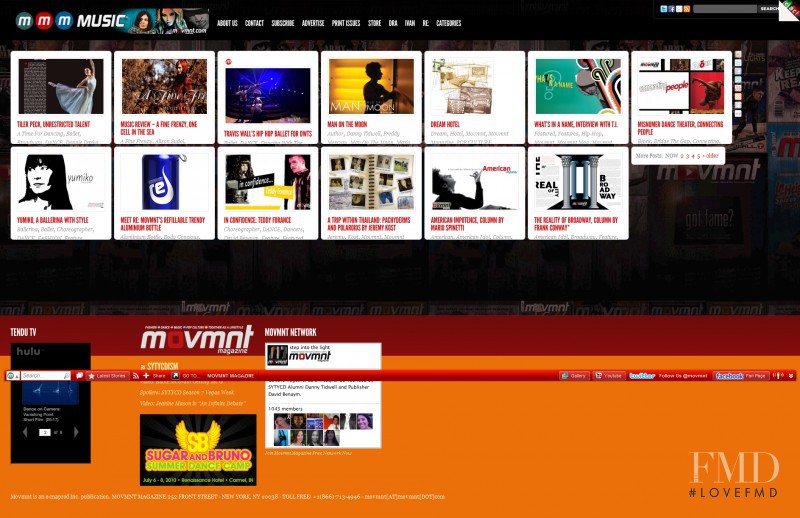  featured on the movmnt.com screen from April 2010