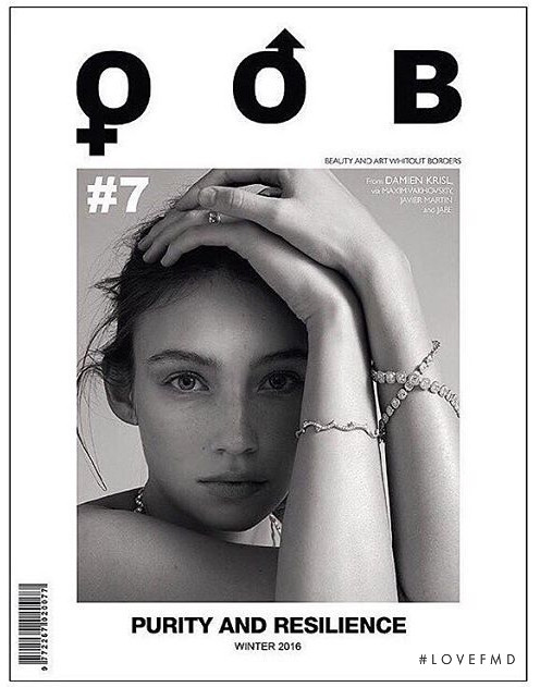 Lorena Rae featured on the OOB Mag cover from September 2017