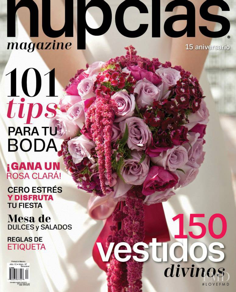  featured on the Nupcias Magazine cover from October 2012