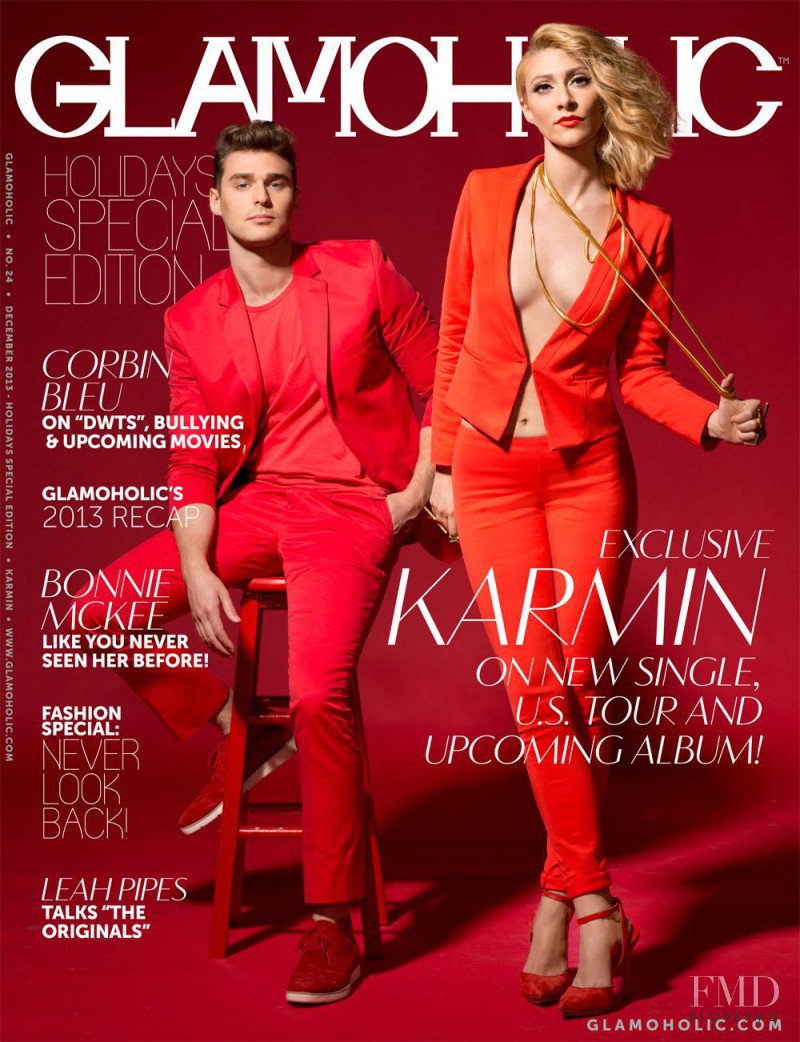 Karmin featured on the Glamoholic cover from December 2013