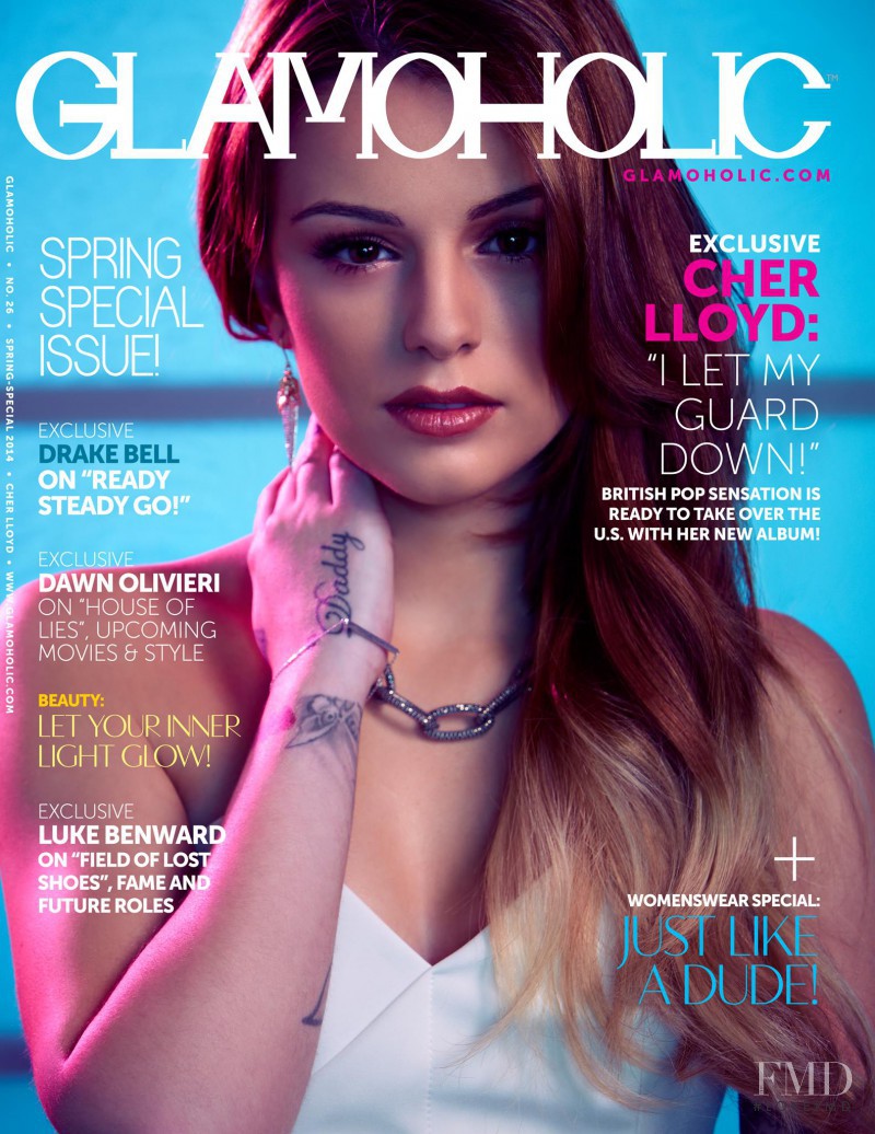 Cher Lloyd featured on the Glamoholic cover from May 2014