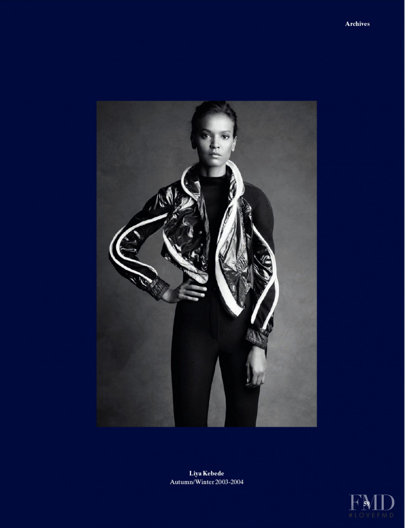 Liya Kebede featured on the System cover from September 2003