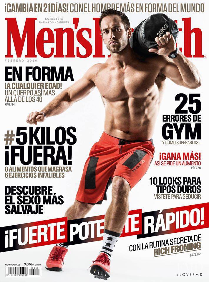  featured on the Men\'s Health Spain cover from February 2016