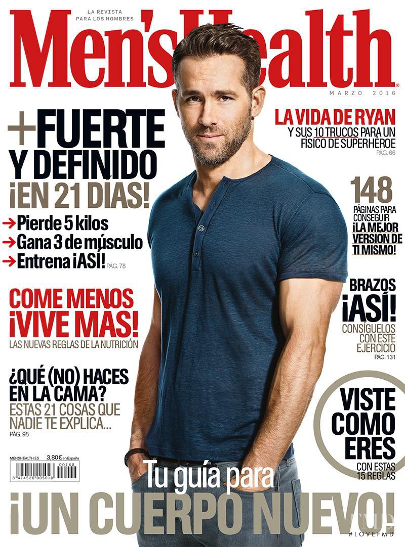  featured on the Men\'s Health Spain cover from March 2016