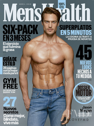 Jason Morgan featured on the Men\'s Health Spain cover from April 2018