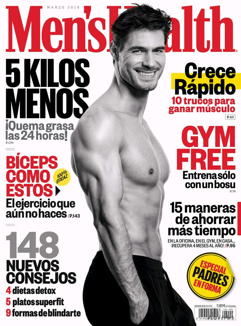 Sahib Faber featured on the Men\'s Health Spain cover from March 2018