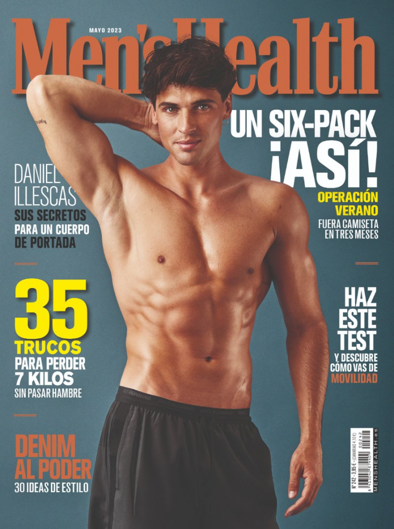 Daniel Illescas featured on the Men\'s Health Spain cover from May 2023