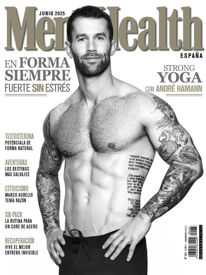Andre Hamann featured on the Men\'s Health Spain cover from June 2025