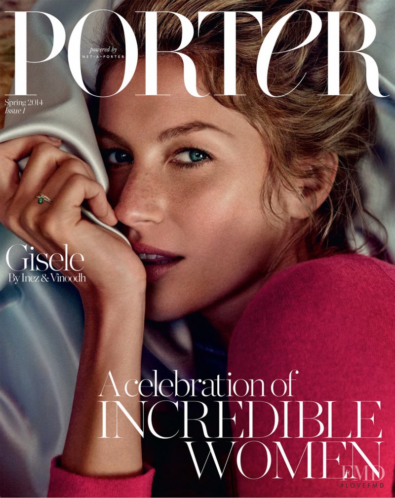 Gisele Bundchen featured on the Porter cover from February 2014