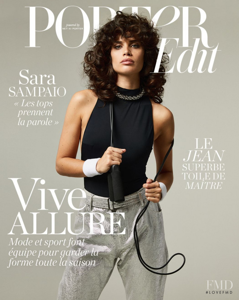 Sara Sampaio featured on the Porter cover from March 2018