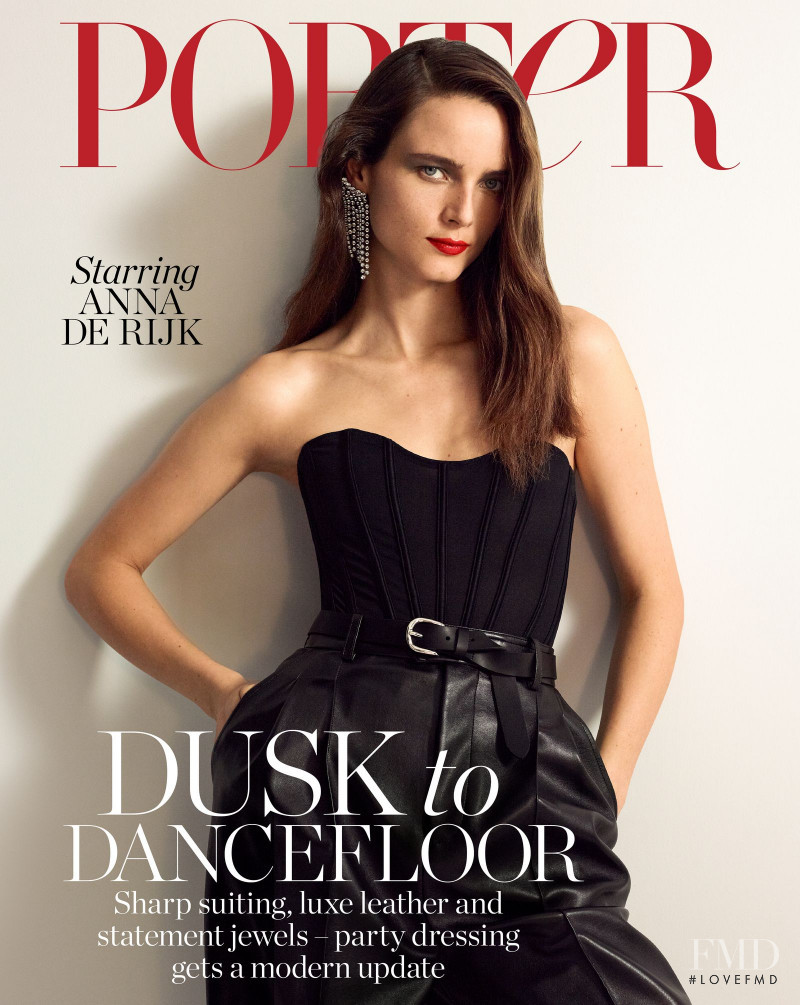 Anna de Rijk featured on the Porter cover from November 2019