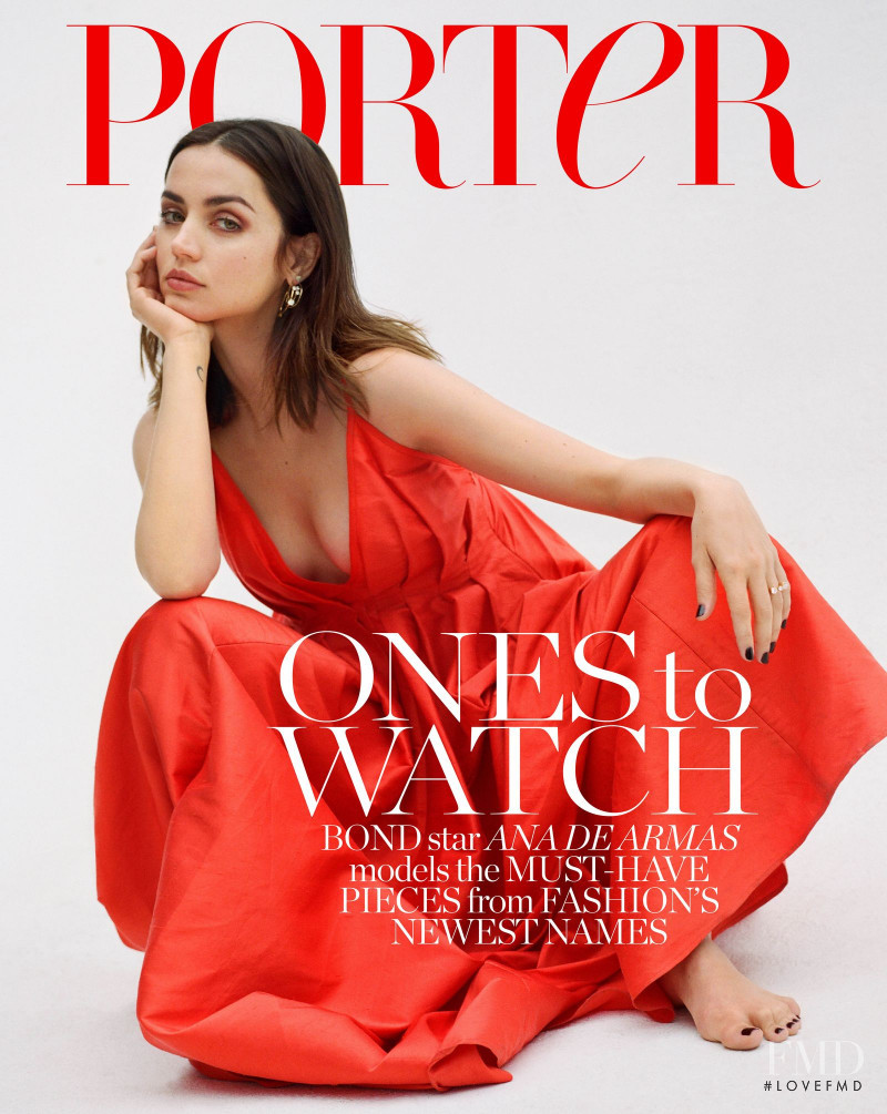 Ana de Armas featured on the Porter cover from February 2020