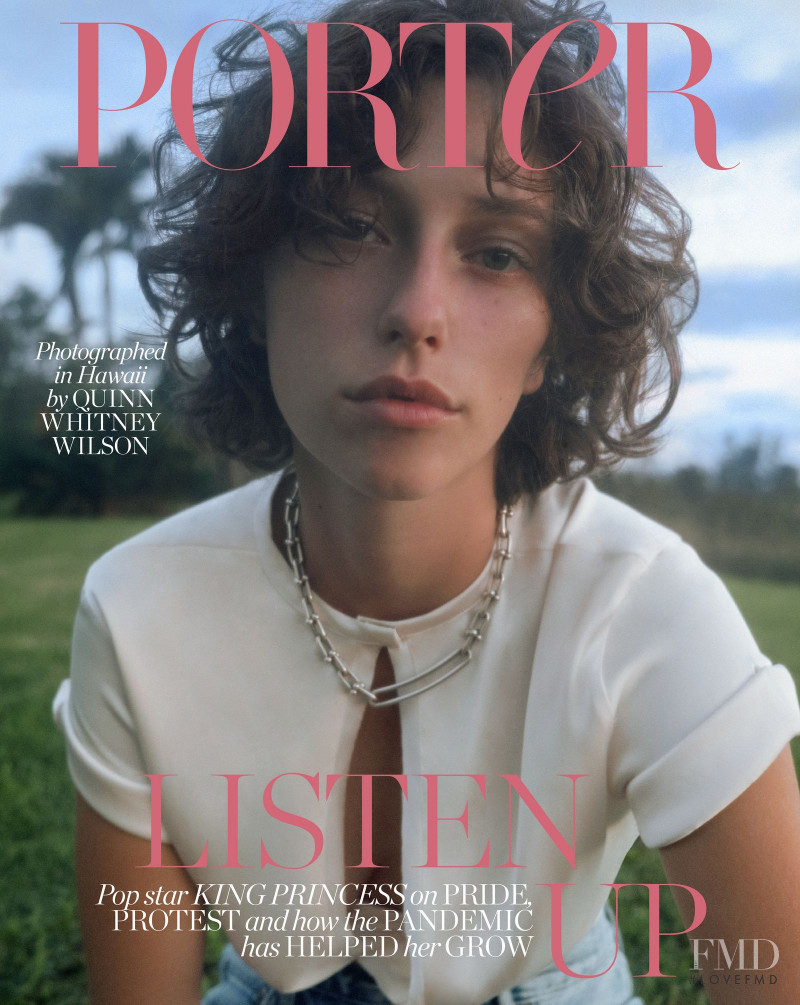 Mikaela Straus featured on the Porter cover from June 2020