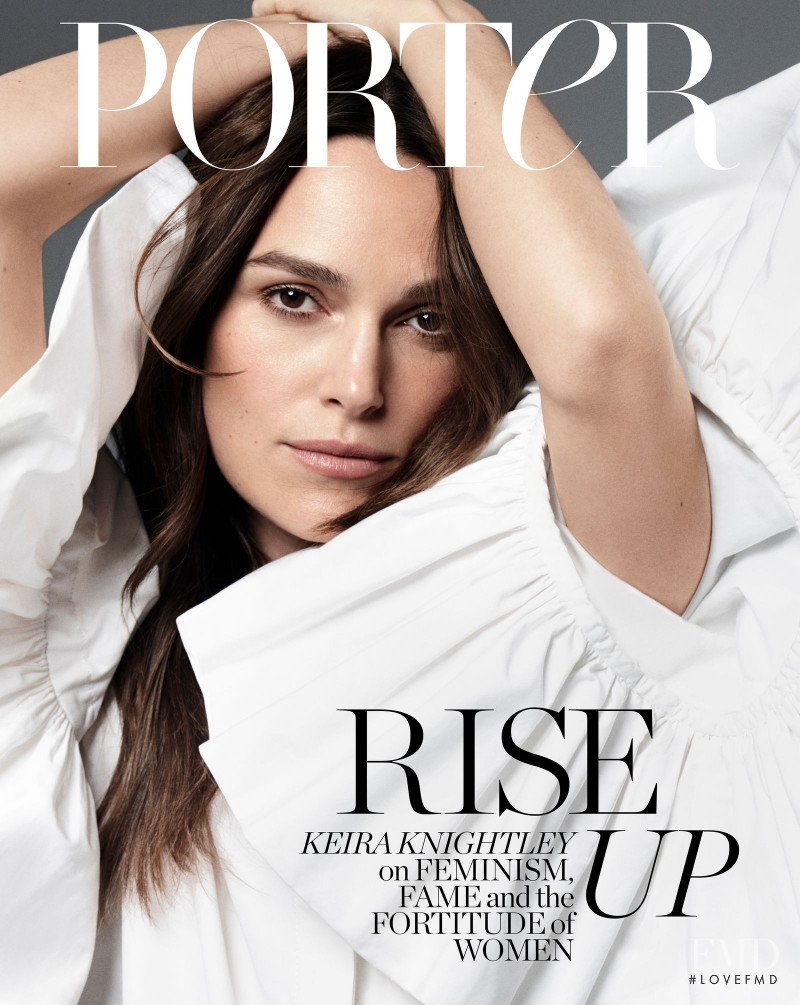 Keira Knightley featured on the Porter cover from March 2020