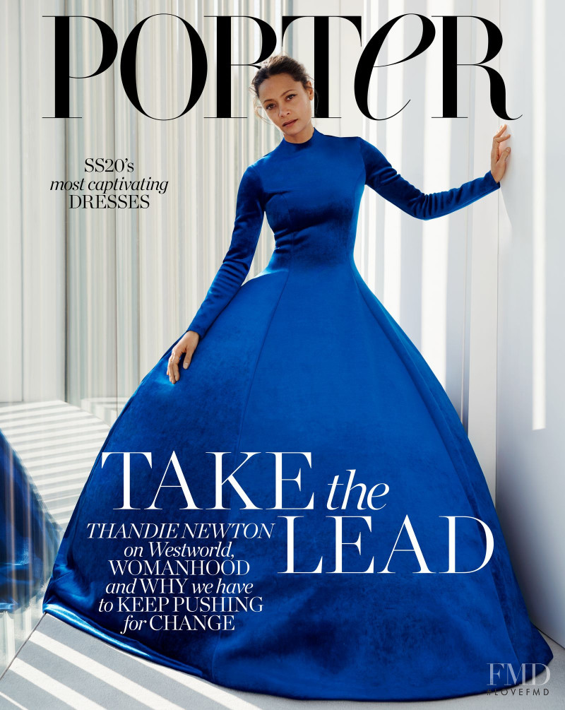 Thandie Newton featured on the Porter cover from March 2020